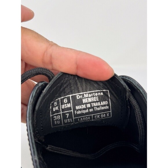 Dr Martens Henree  Mens Shoes Black Polished Smooth Leather Buckle Derby US 6 main image 7